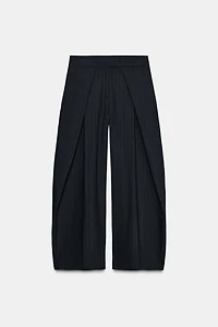 ZW COLLECTION PINSTRIPE PLEATED PANTS