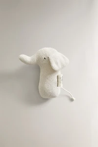 CHILDREN'S ELEPHANT PLUSH TOY RATTLE