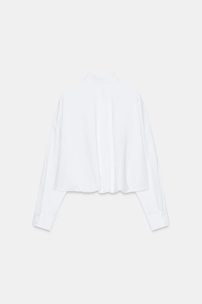 BALLOON POPLIN SHIRT