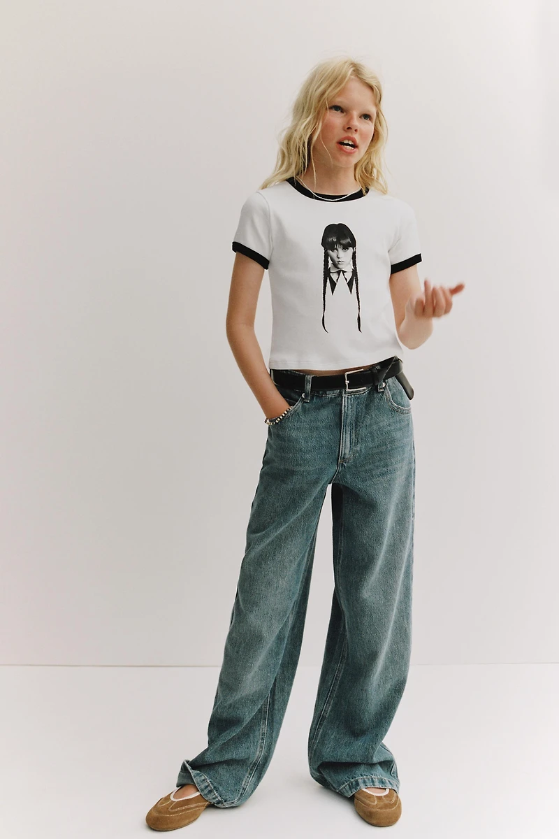 WEDNESDAY © RIBBED T-SHIRT