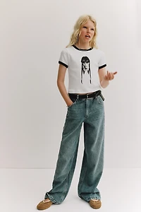 WEDNESDAY © RIBBED T-SHIRT