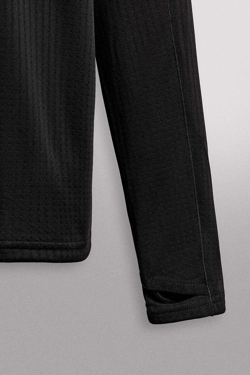 SWEAT COL ZIPPÉ POCHE BIMATIÈRE
