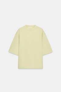 INTERLOCK SLIT T-SHIRT