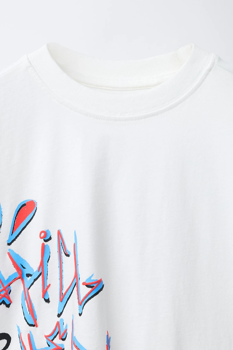GRAFFITI PRINT T-SHIRT