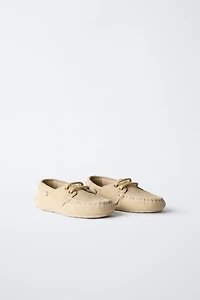 LEATHER LOAFERS