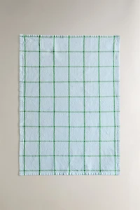SET OF CHECK COTTON KITCHEN TOWELS (SET 2)