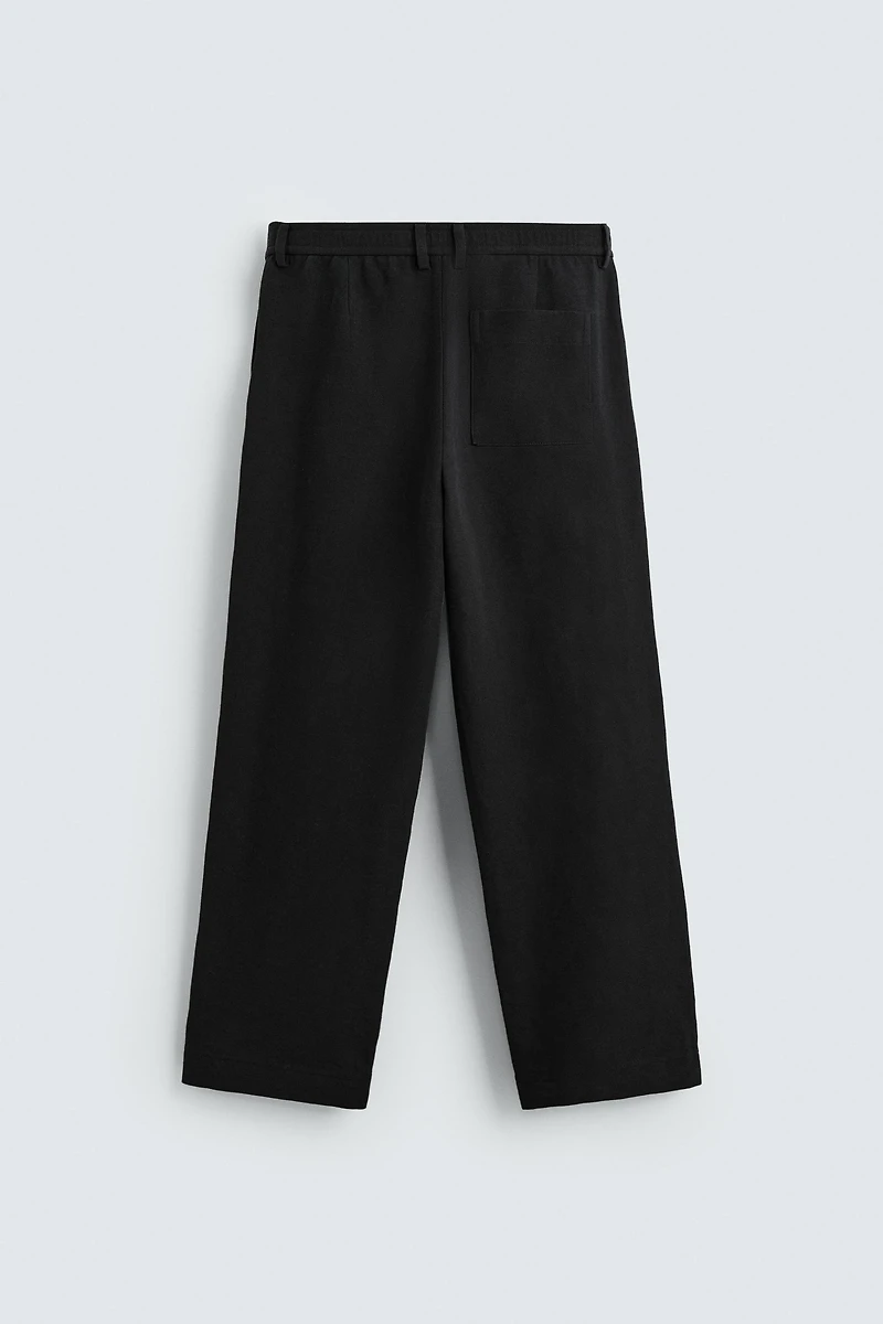 COTTON - LINEN SUIT PANTS