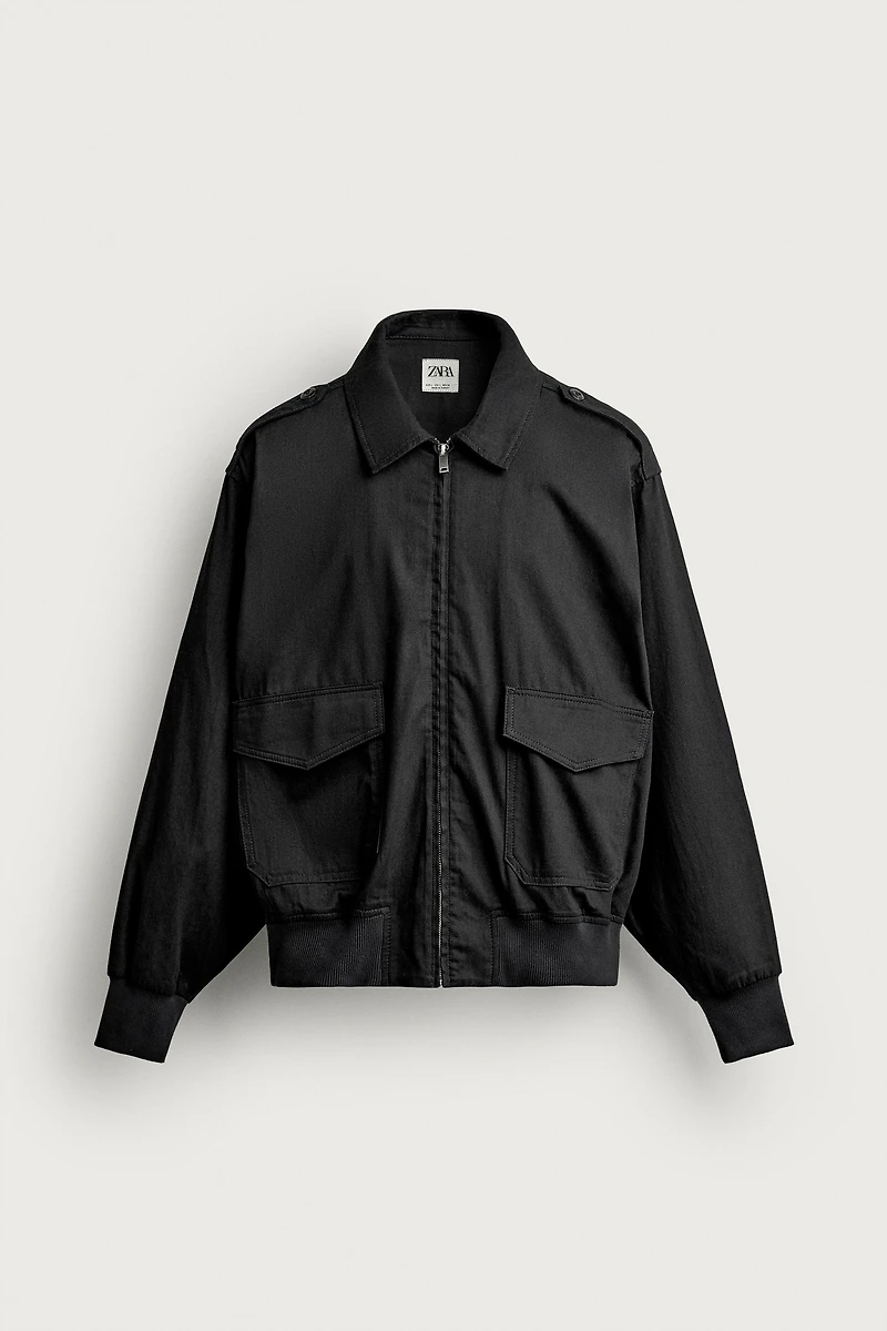 RELAXED-FIT JACKET WITH TABS