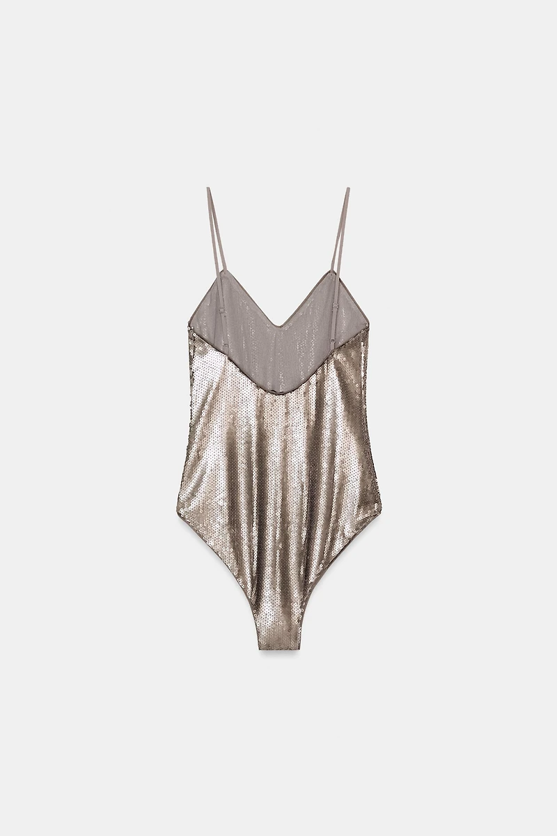 ZW COLLECTION SEQUIN BODYSUIT