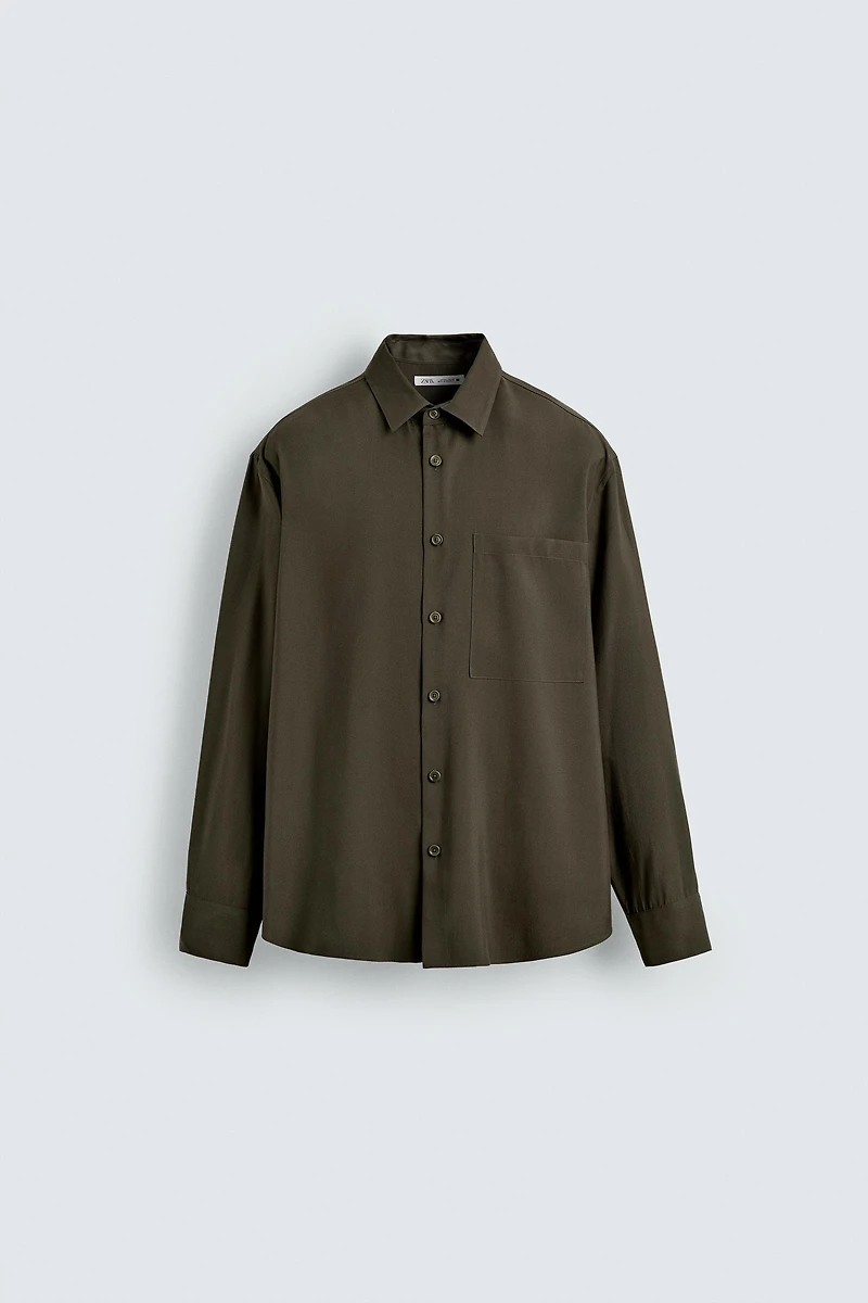 CHEMISE FLUIDE COUPE DÉCONTRACTÉE
