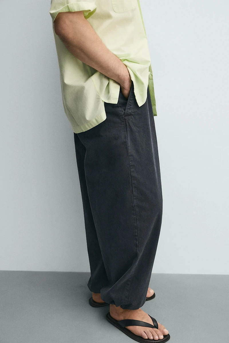 RELAXED FIT PARACHUTE PANTS