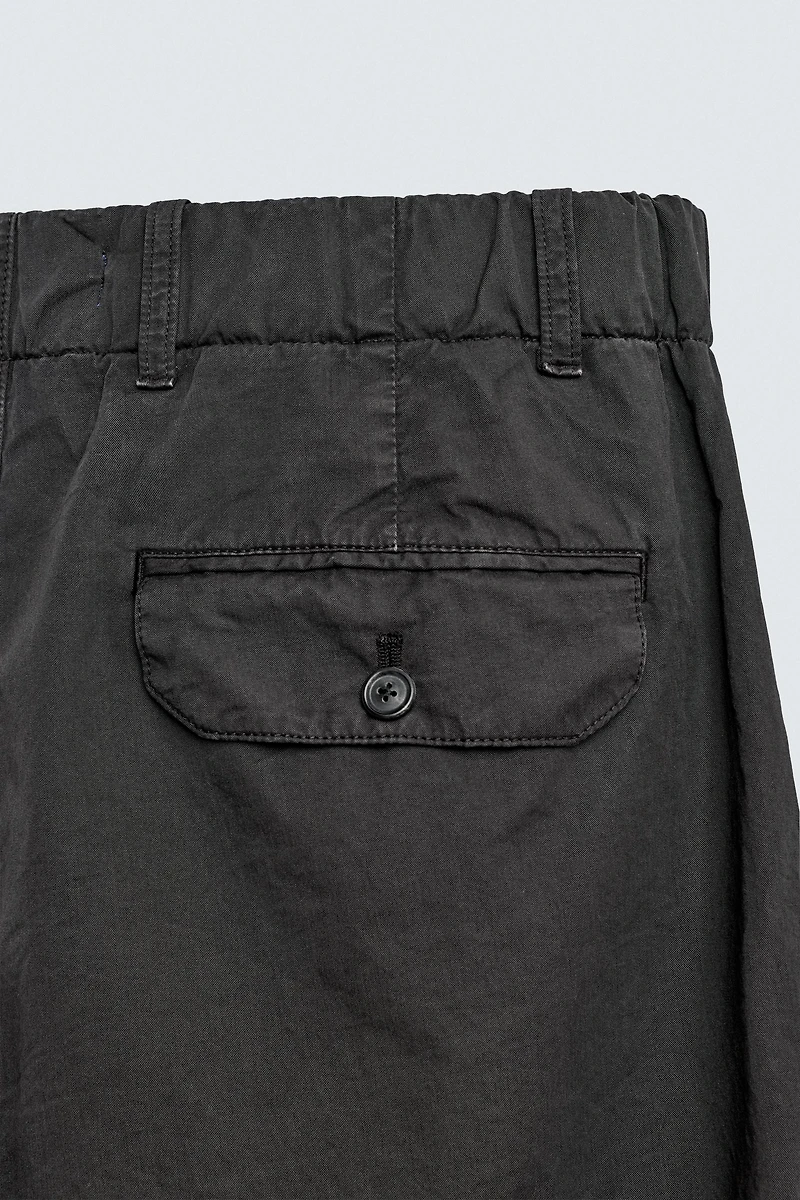 RELAXED FIT COTTON PANTS AARON LEVINE X ZARA