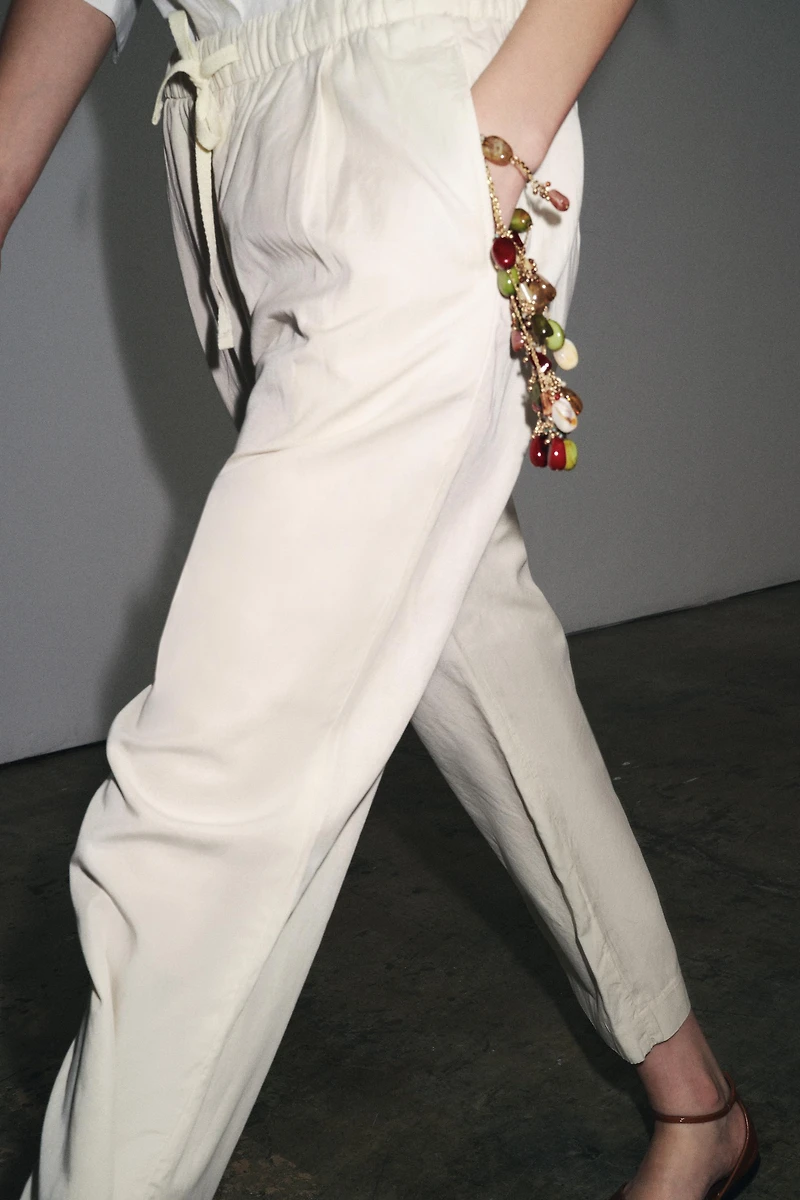 ZW COLLECTION WIDE LEG JOGGER PANTS