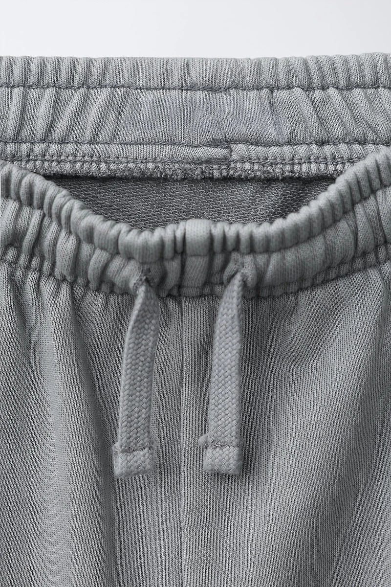 LONG PLUSH SHORTS