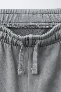 LONG PLUSH SHORTS