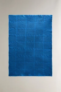 WAFFLE-KNIT COTTON KITCHEN TOWEL