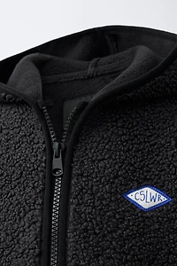 HOODED FLEECE JACKET
