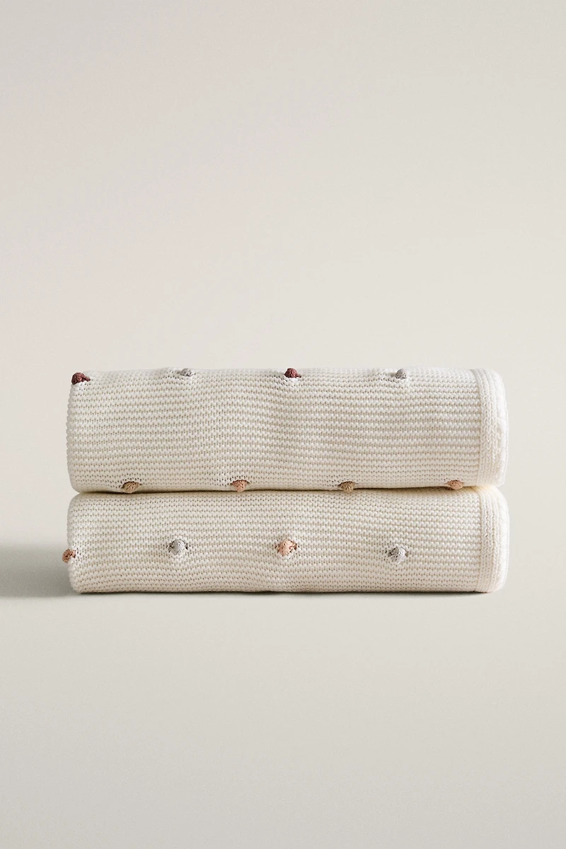 COUVERTURE BÉBÉ TRICOT