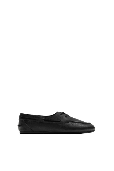 LEATHER BOAT SHOES