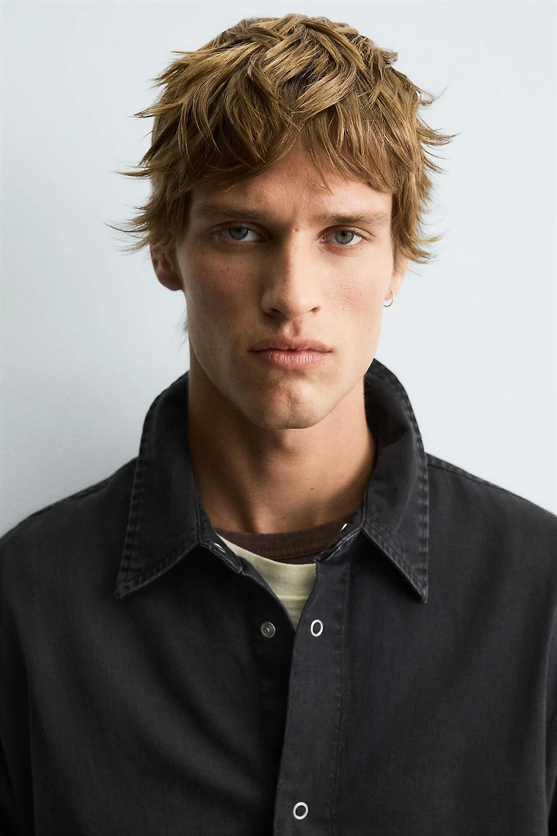 WASHED COTTON SHIRT