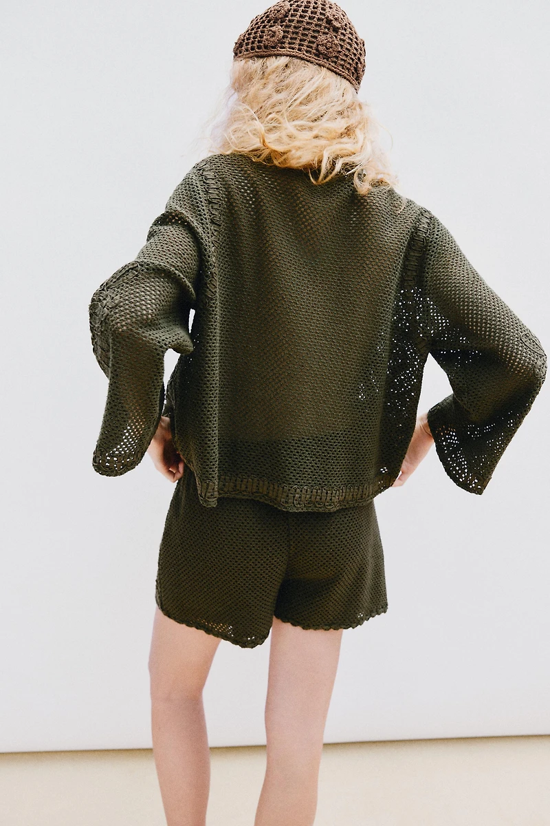 CROCHET COMBINATION SHORTS
