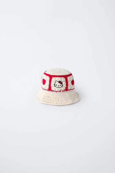 CHAPEAU BOB EN CROCHET HELLO KITTY © SANRIO
