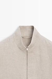 Veste 100 % lin total look