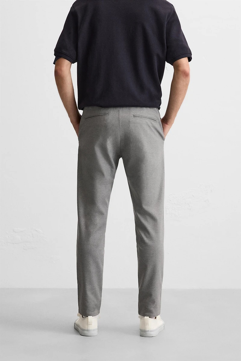 SLIM FIT STRETCH PANTS