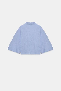 KNOTTED LINEN SHIRT