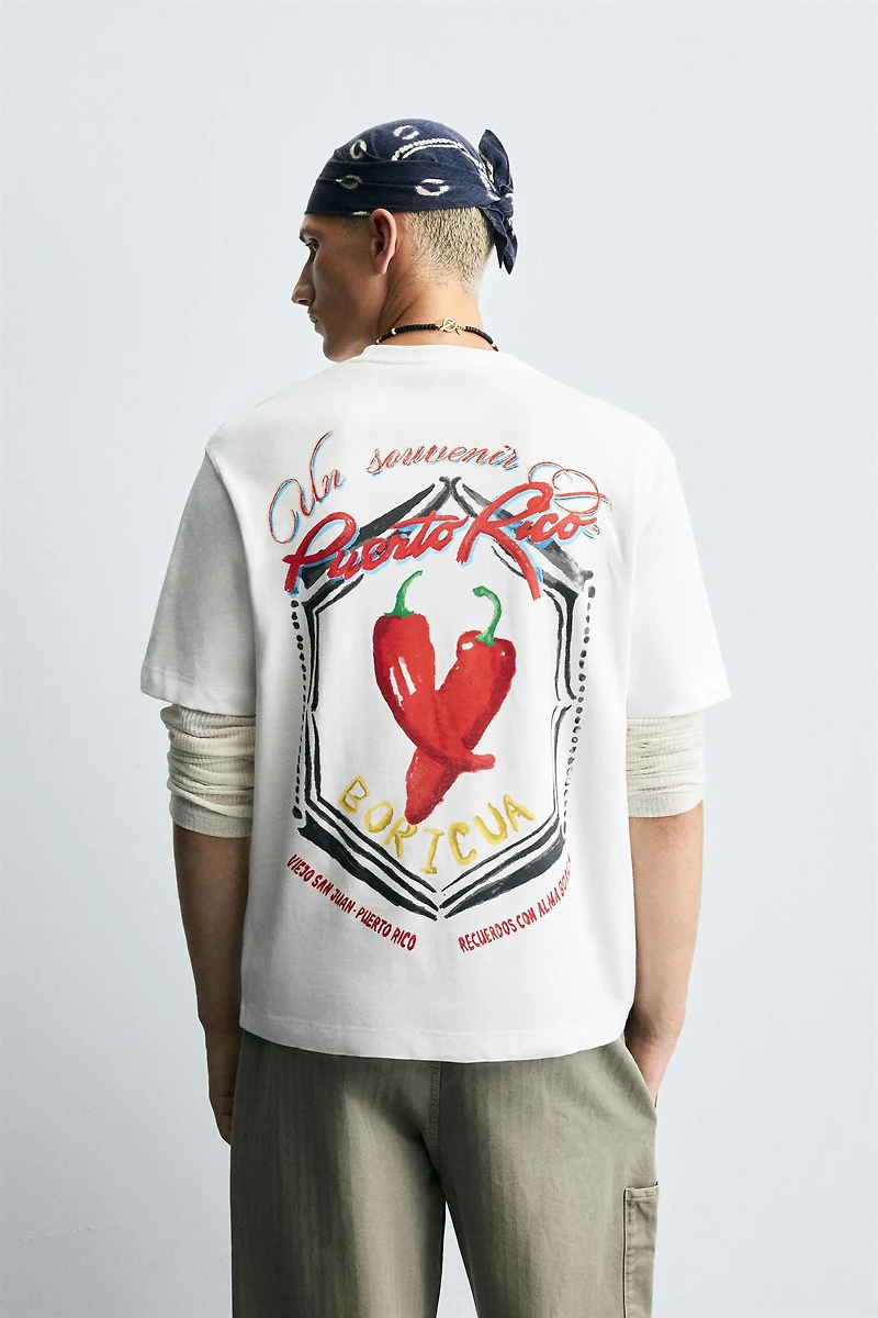COMBINED EMBROIDERY T-SHIRT