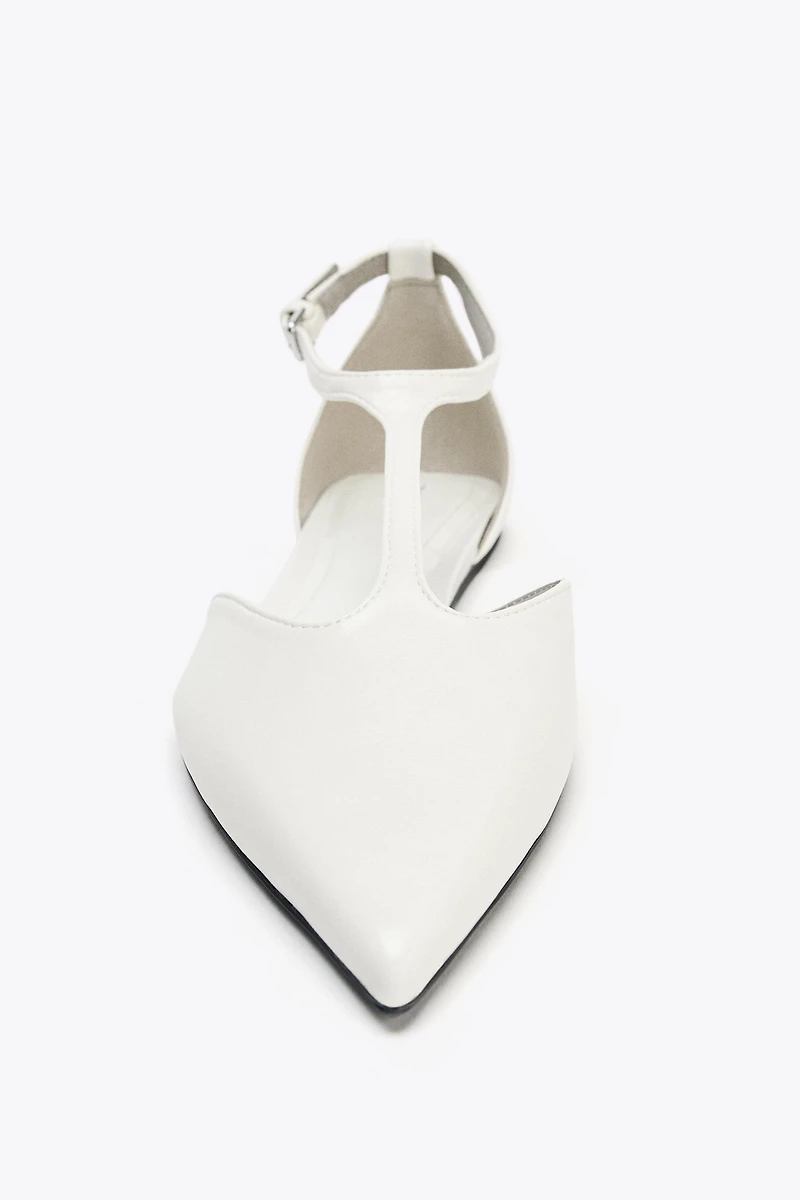 ANKLE STRAP FLAT SHOES