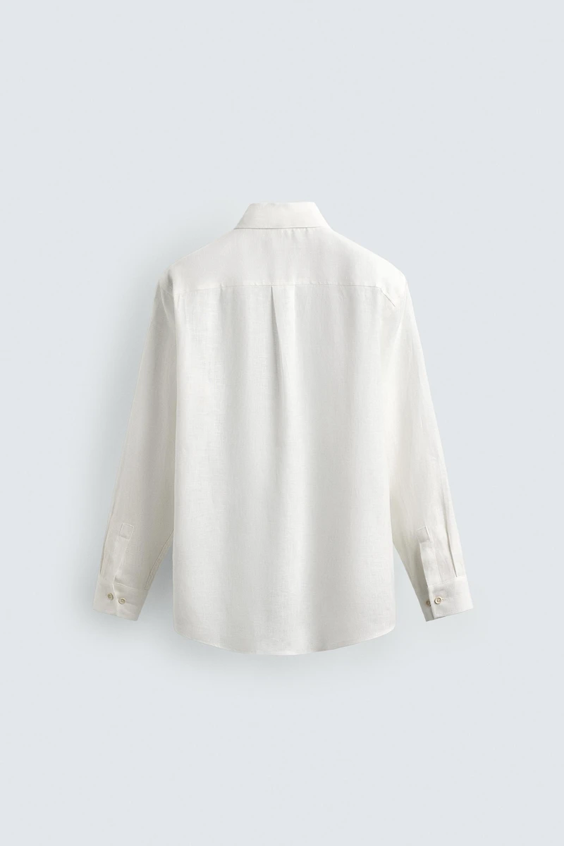 CHEMISE REGULAR FIT 100% LIN