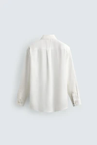 CHEMISE REGULAR FIT 100% LIN