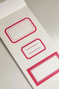 NAME STICKER PAD