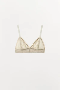 SOUTIEN-GORGE TRIANGLE BRODERIE DENTELLE