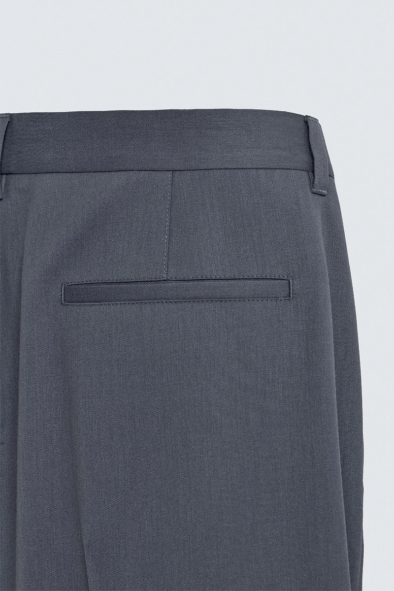 PANTALON DE COSTUME FLARE EN LAINE
