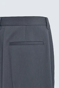 PANTALON DE COSTUME FLARE EN LAINE