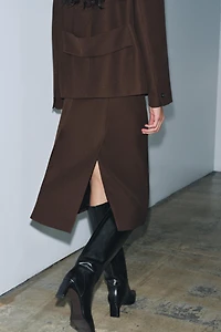 ZW COLLECTION BOX PLEAT SKIRT