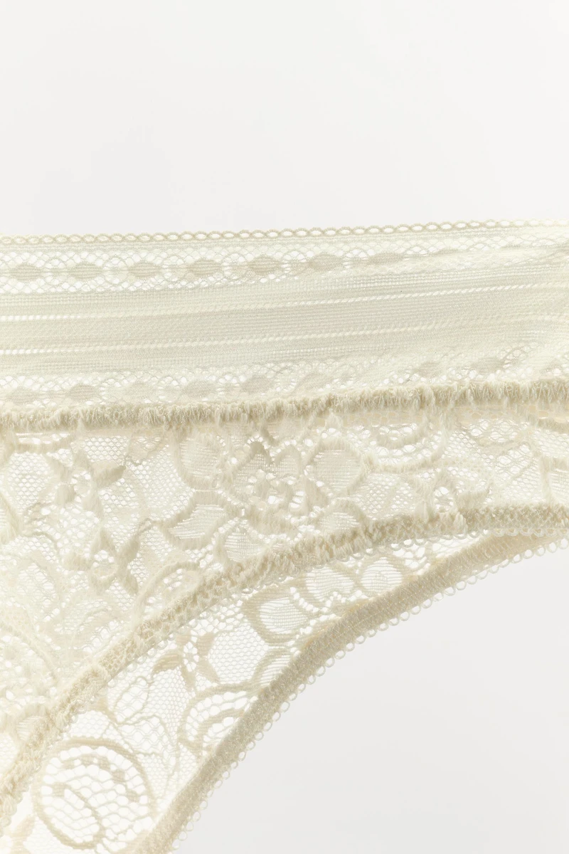 LACE BOXER BRIEFS