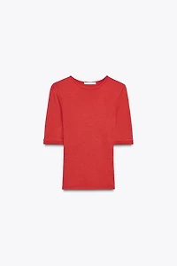 WASHED COTTON T-SHIRT