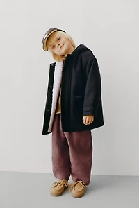 DUFFLE-COAT DOUBLURE EFFET MOUTON