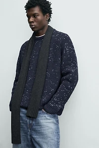 CONTRAST CHENILLE JUMPER