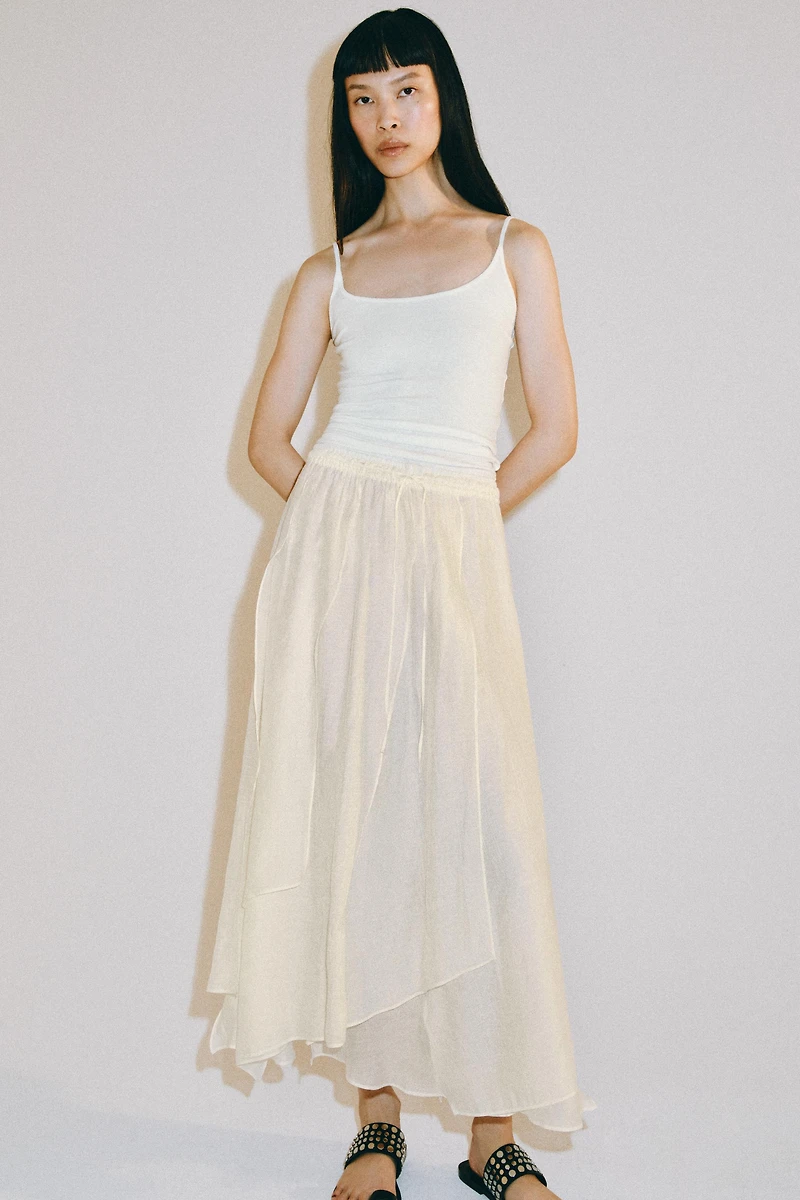ZW COLLECTION FLOWY MIDI SKIRT