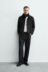 FAUX SUEDE REGULAR FIT JACKET