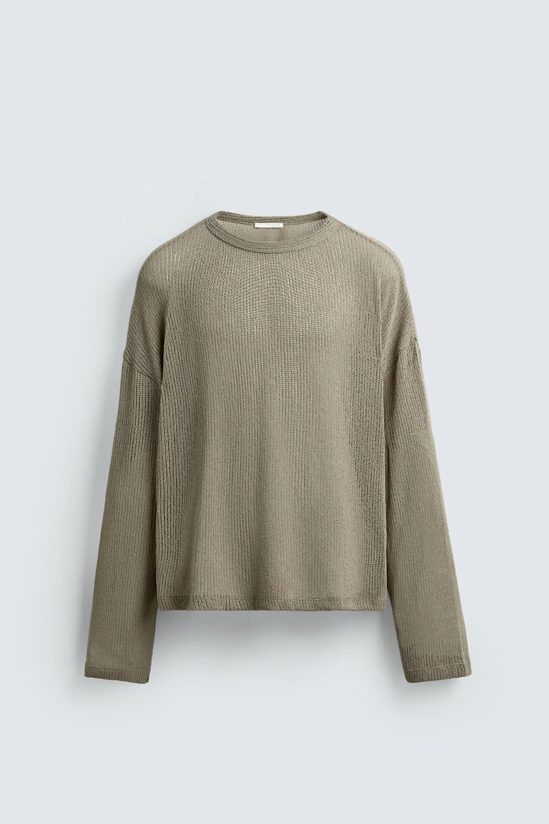T-SHIRT STRUCTURE AJOURÉE