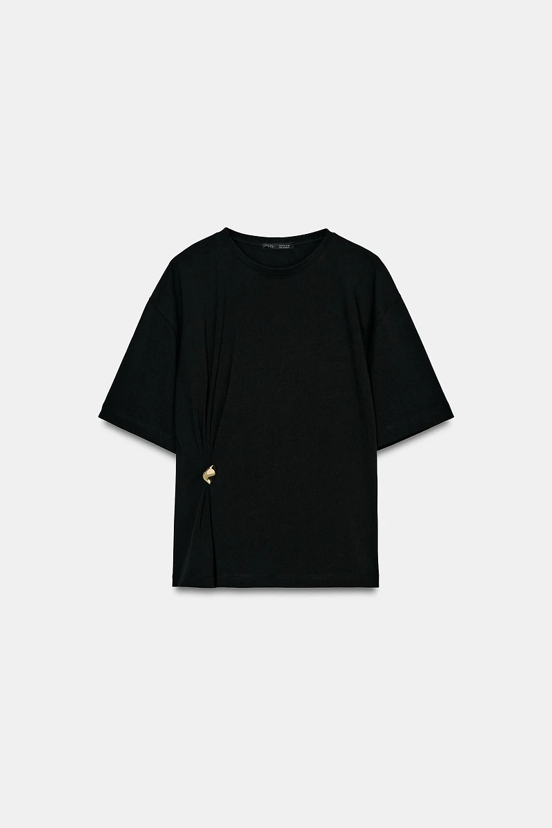 T-SHIRT HEAVY COTTON À DÉCOR