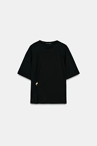T-SHIRT HEAVY COTTON À DÉCOR
