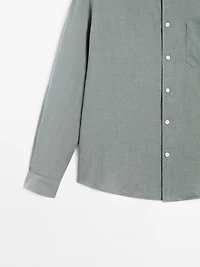 Regular fit shirt with pocket detail