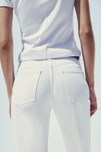 HIGH-WAISTED TRF MOM FIT JEANS