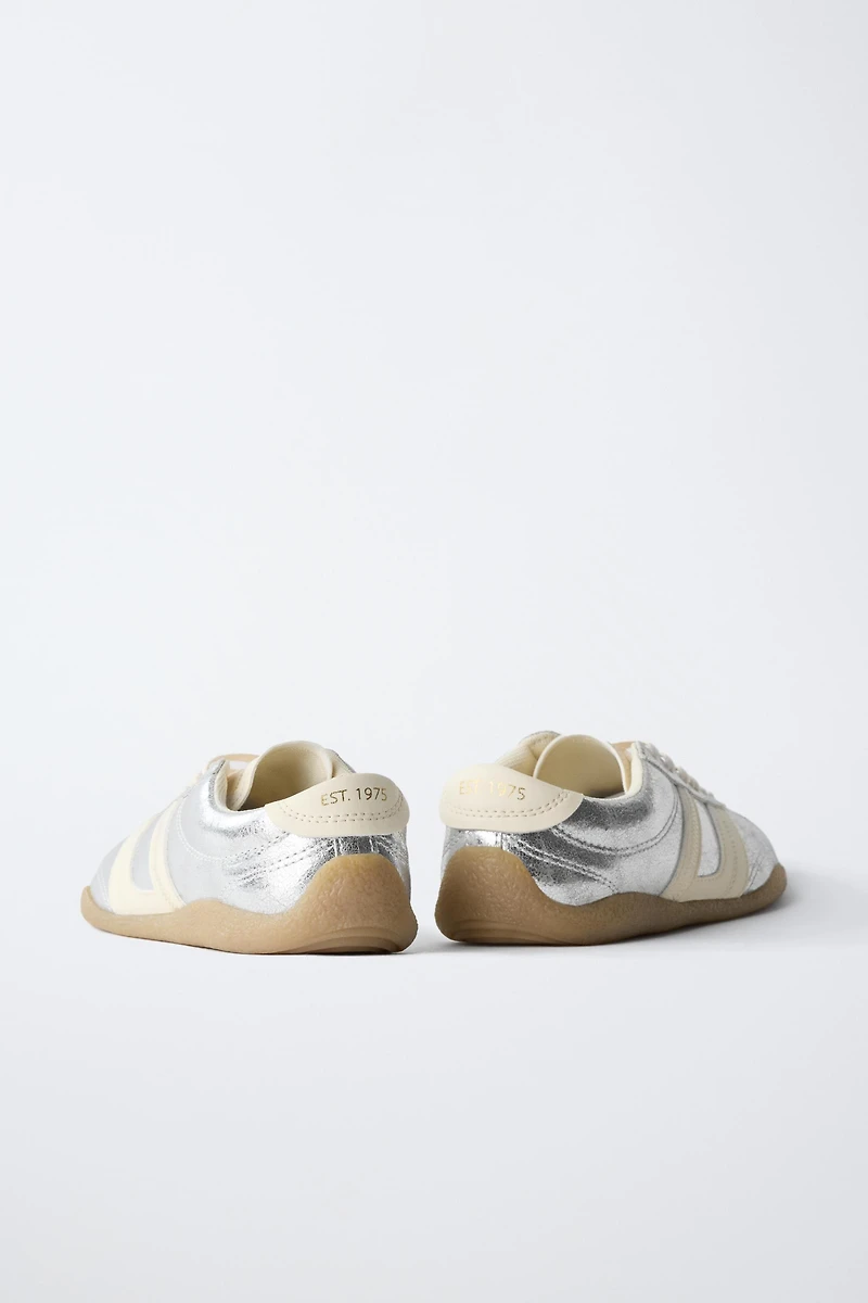 METALLIC SNEAKERS
